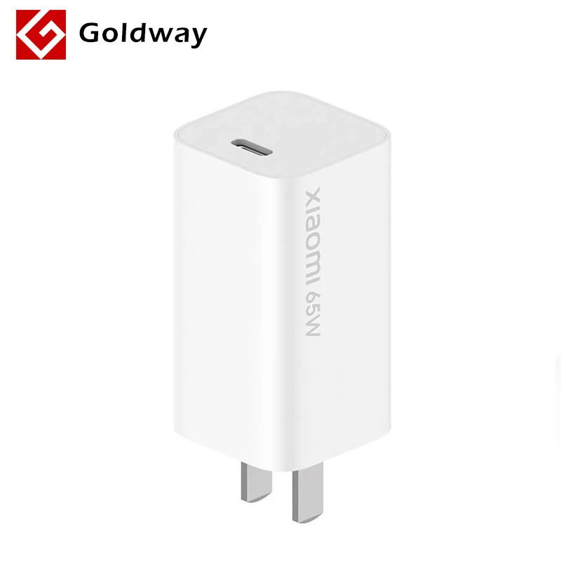 Оригинальный Xiaomi GaN USB C зарядное устройство 65 Вт макс Быстрая Зарядка адаптер для