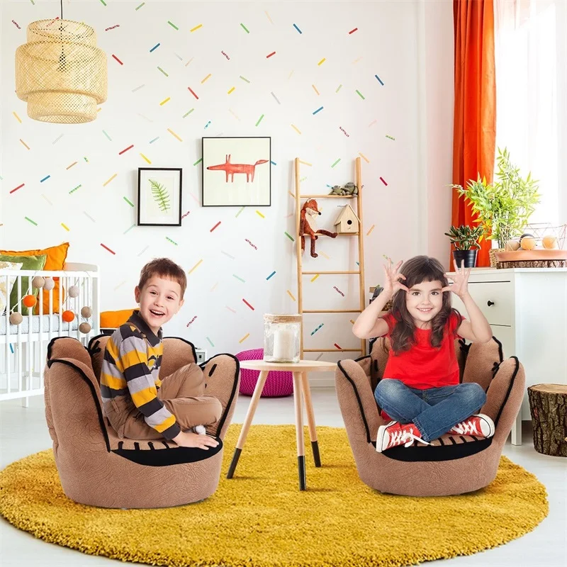 Five Fingers Baseball Glove Shaped Kids Sofa Children Chair Neat Puff Skin Toddler Children Cover for Sofa Best Gifts Five Fingers Baseball Glove Shaped Kids Sofa Children Chair Neat Puff Skin Toddler Children Cover for Sofa Best Gifts