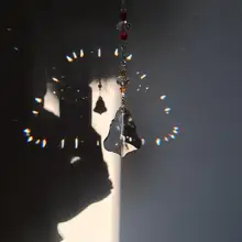 Кристалл кленовый лист стекло Солнцезащитный Ловец с несколькими кристаллами призмы бусины окно висячие орнамент Призма Радуга солнцезащитный