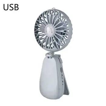 

Mini Handheld Fan Clip Mute Desktop Fan With 800mAh Rechargeable Personal Electric USB Fan Stand for Home/Office/Travel/Outdoor