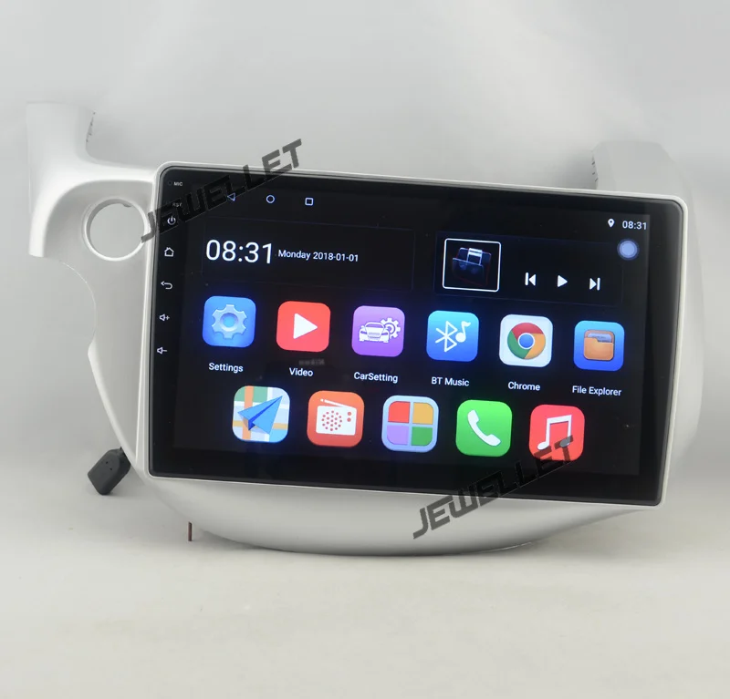 

10.1" Octa core 2.5D IPS screen Android 8.1 Car GPS radio Navigation for Honda fit Jazz 2009-2013 with 4G/Wifi, DVR OBD 1080P