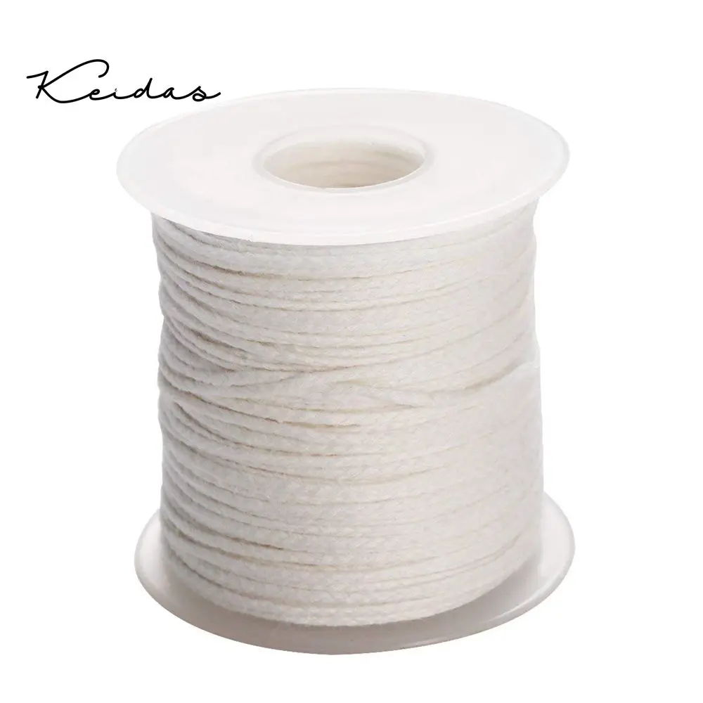 3# High Quality Smokeless Environmental Cotton Braid Candle Wick Spool for DIY Oil Lamps 189m