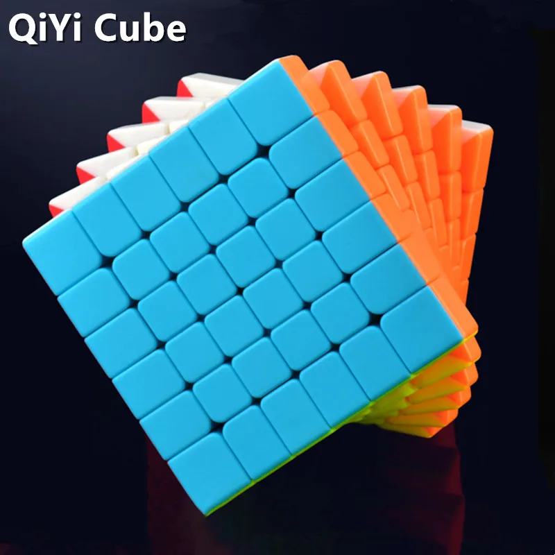 Qiyi Qifan S 6x6x6 волшебный скоростной куб без наклеек профессиональный Mofangge 6x6