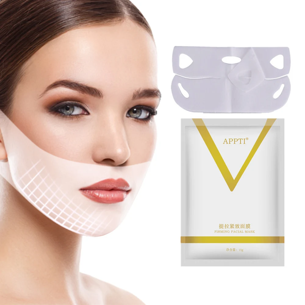 4D V Face Mask Face Lift Slimming Mask Chin Cheek Liftบาง Lifting Mask