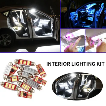 

10x Canbus Error Free LED Interior Light Kit Package for 2005-2015 Nissan Xterra Car Accessories Map Dome Trunk License Light