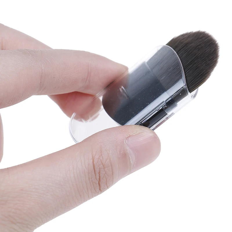 

Travel Soft Single Face Foundation Concealer Makeup Brush 1PCS Mini Telescopic Powder Blusher Makeup Brush