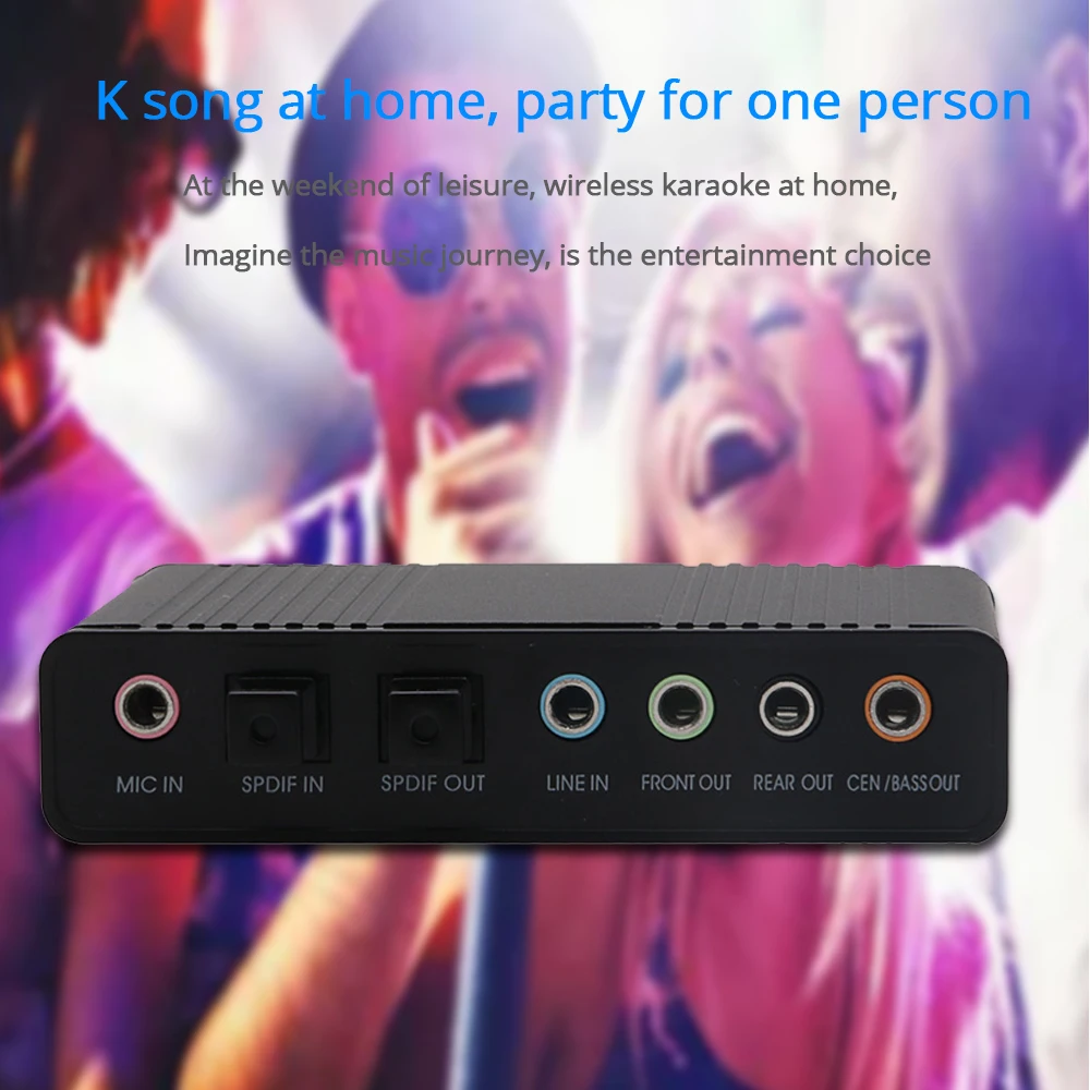 TISHRIC Optical Audio Adapter External Sound Card 5 1 USB to 3 5mm Headphone Stereo Microphone Line Spdif For PC Computer Laptop