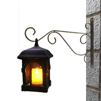 

Outdoor Solar Swing Candle Storm Lantern Garden Lamp Hanging