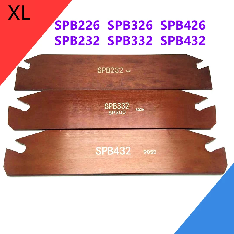 10er-Set SPB/SP Hartmetall-Einstecheinsätze – SPB32-2/3/4, SPB26-2/3/4, SP200/300/400, NC3030, Für CNC-Drehwerkzeuge