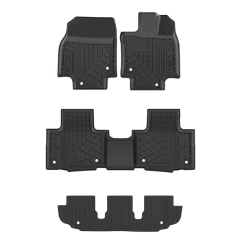 

Fit for 2020 TOYOTA HIGHLANDER XU70 FLOOR MATS RUBBER ALL WEATHER 4PC SET NEW