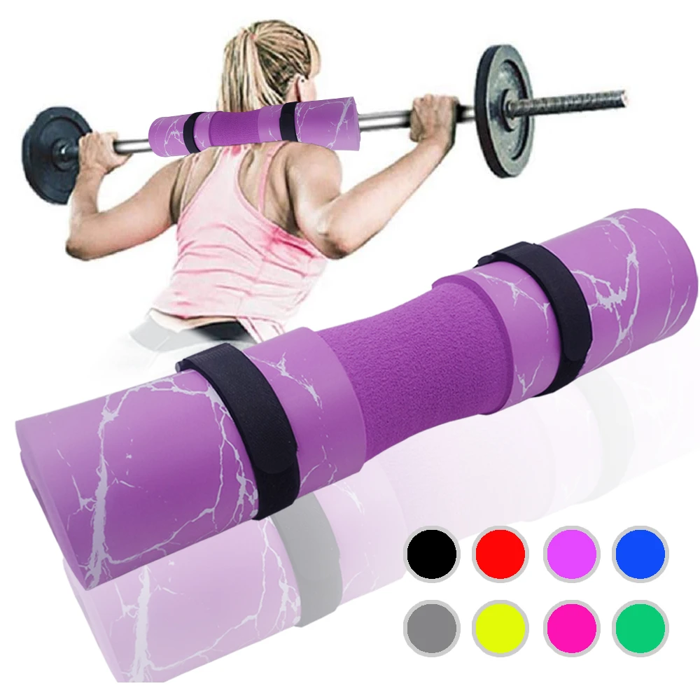pesas gimnasio Almohadilla de mancuerna para gimnasio, barra de de pesas colorida para el cuello, Protector de sentadillas para entrenamiento de cadera, equipo de Fitness|Levantamiento de pesas| - AliExpress