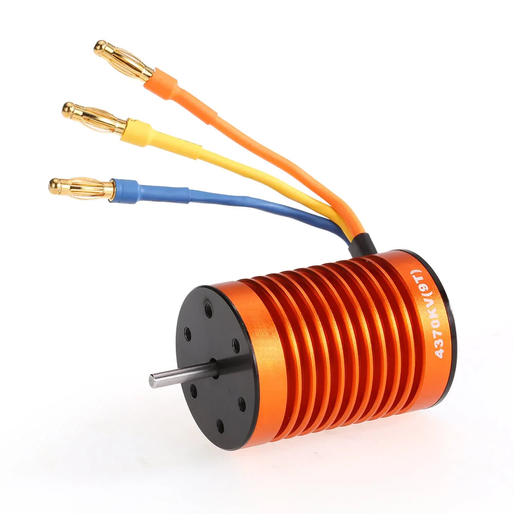 

Rcharlance Car Model F540 3000/3300/4370KV Waterproof Brushless Motor Grooved Orange Blue Selectable