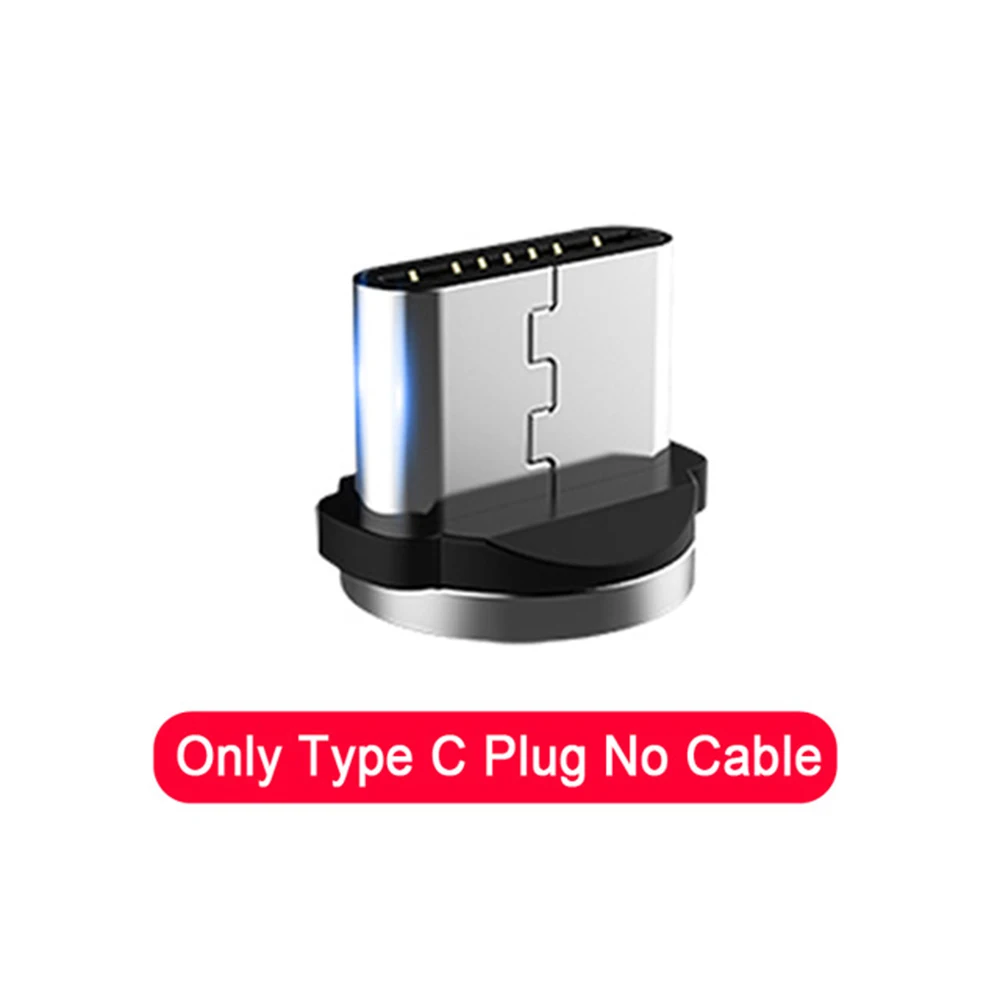 LOVECOM 1 м Магнитный Micro type C USB кабель Быстрая Зарядка адаптер зарядное устройство Магнитная Зарядка для iPhone 11 Pro samsung huawei Xiaom - Цвет: Only Type C Plug
