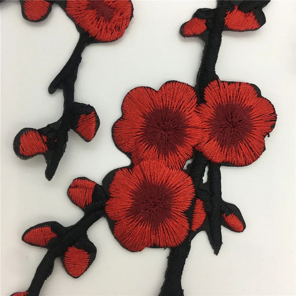 Sewing Patches lace sewing accessories lace sewing supplies lace accessories lace garment accessories clothing accessories sewing patches plum blossom Collar Neckline Applique Embroidery Sewing on Patches Sewing Fabric Accessories 1pcs