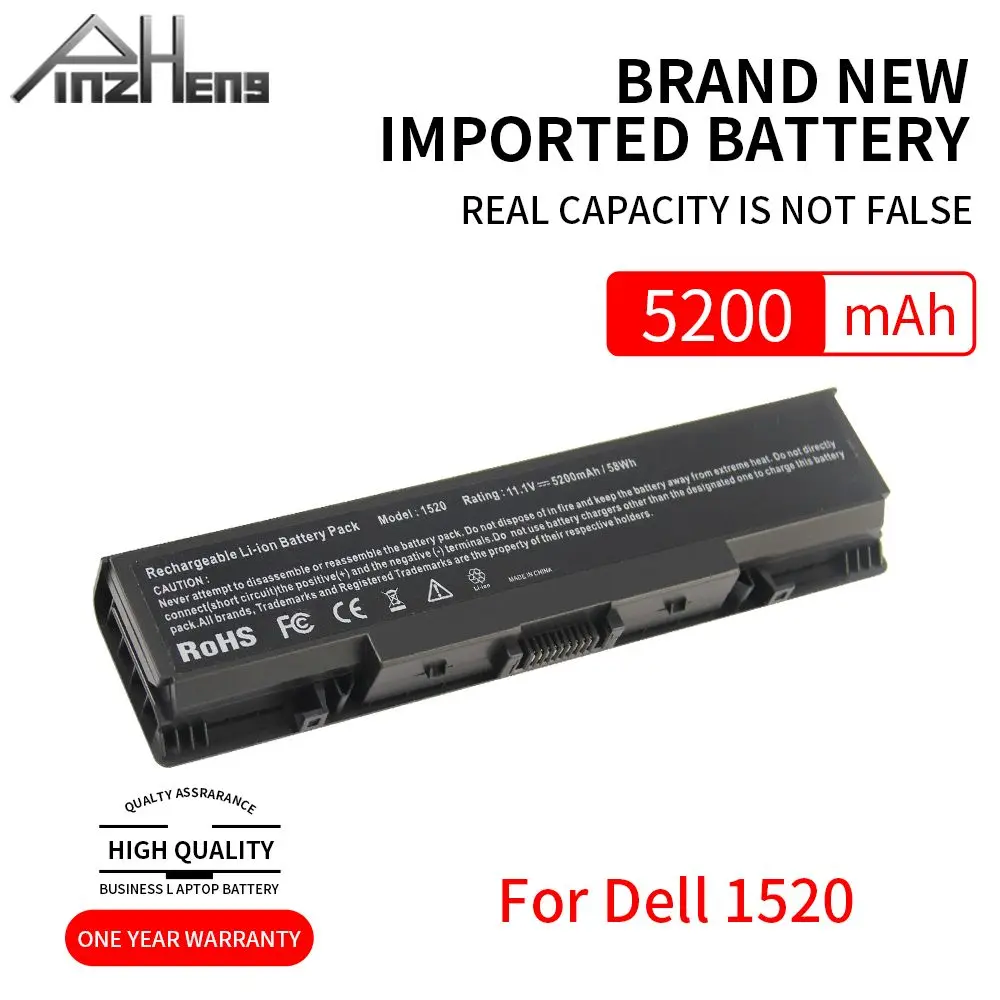 PINZHENG Новый 5200 мАч аккумулятор для ноутбука Dell Inspiron 1520 1521 1720 1721 530s Vostro 1500 1700 GK479 FP282