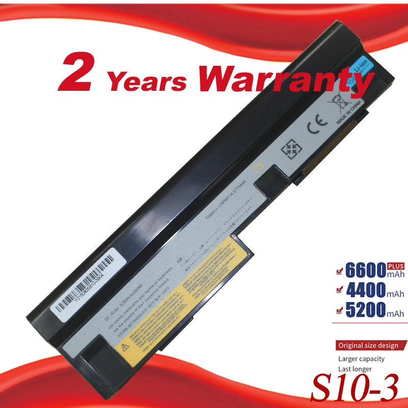 6 ячеек Новый аккумулятор для ноутбука LENOVO IdeaPad U160 S10-3 S100 S110 S205 S100c S205s L09C3Z14 L09S6Y14