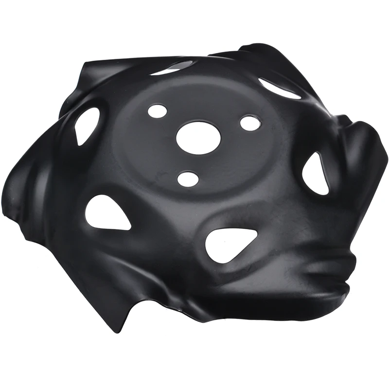 Black Tray Trimmer Head Grass Mowing Metal Lawnmower Head Lawn Mower Part for Garden Mower Weeding Tool