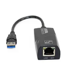 Внешний Бесплатный накопитель USB 3,0 Gigabit LAN USB для RJ45 NIC RTL8153 чип обновление скорости подключения к сети