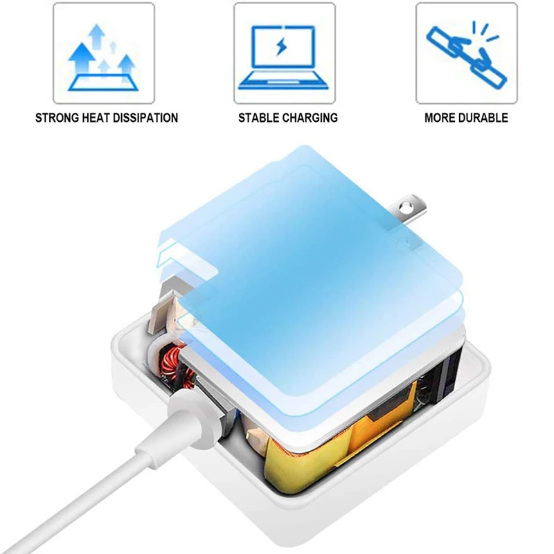 61 Вт 87 Вт usb type-C адаптер питания для ноутбука зарядное устройство с USB-C кабель для зарядки для Macbook Asus lenovo ThinkPad Xiaomi Pro 20 huawei