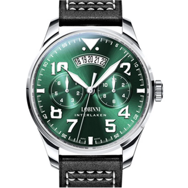 NEW Brand Switzerland LOBINNI Japan MIYOTA 9122 Automatic