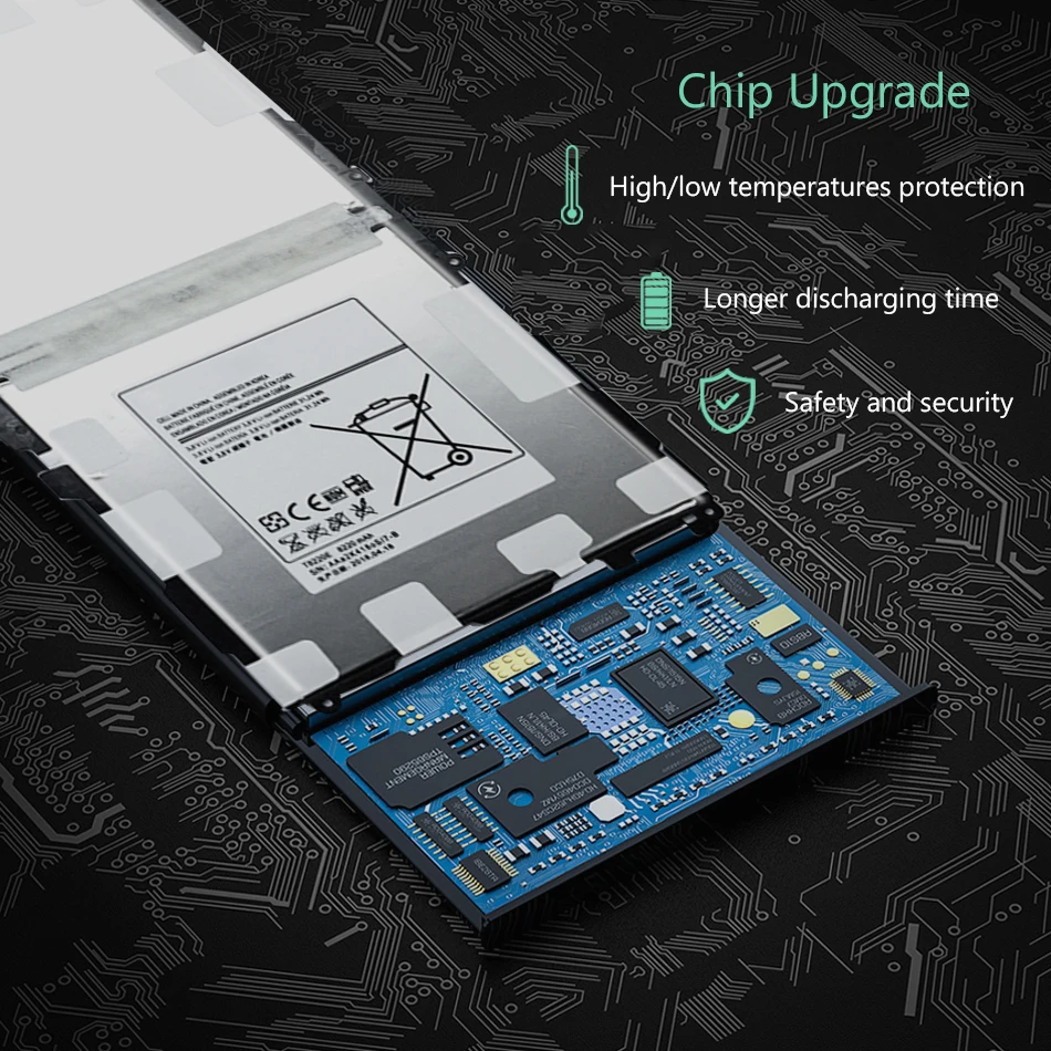 Литий-полимерный аккумулятор для планшета samsung GALAXY Note 10,1 SM P600 P601 P605 P607 T520 T525 P602 аккумулятор T8220E T8220C 8200 мАч