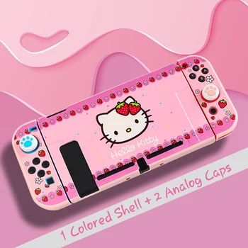 

for Nintendo Switch Console Cute Case Joycon PC Shell Nintendoswitch Protective Cover Skin for Nintend Switch Games Accessories