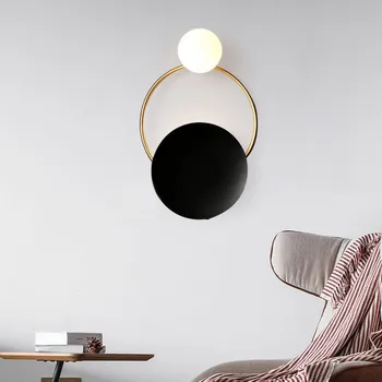 

modern luminaria pendente pendant lights glass ball bedroom living room hanging ceiling lamps