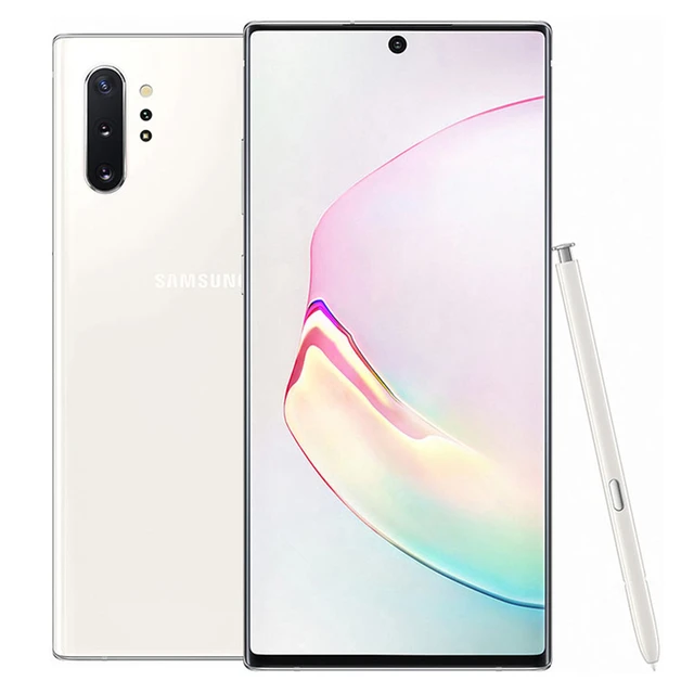 Samsung Galaxy Note10 Pro Note10+ N975F 256GB Unlocked Mobile Phone Global  version Octa Core 6.8 Triple Cameras 12GB RAM NFC