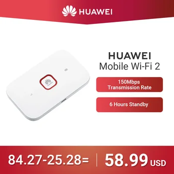 

HUAWEI Mobile WiFi 2 E5572-855 Wireless Router Mini Unlocked 3G 4G Traffic Network Card Travel Abroad Portable Hotspot Car Wi-Fi