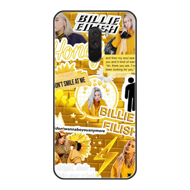 Billie Eilish задняя крышка для Pocophone F1 Xiaomi Redmi S2 4A 5A 6A 5 Plus Redmi Note 4 4X5 5A 6 Pro Prime силиконовый чехол для телефона - Цвет: No.7