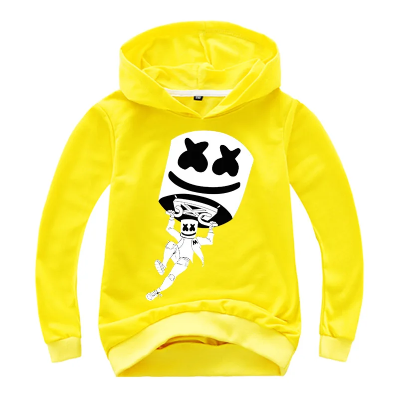 Специальное предложение, Детский свитер Marshmello из хлопка ярких цветов для диджеев 0331