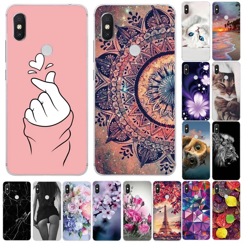 Чехол-бампер для Xiaomi Redmi S2 чехол RedmiS2 из ТПУ мягкий силиконовый чехол-накладка Xiomi