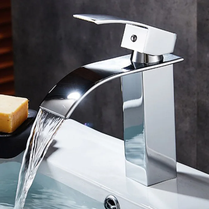 Кошелек Bad Wasserhahn Einhebelmischer Mischbatterie Waschbecken Langlebige Armatur P666