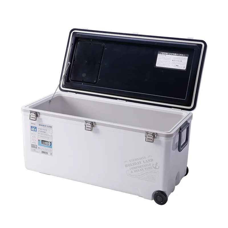 ^*Best Offers Japan Imports Large Capacity Incubator Pulley Outdoor Picnic Cooler Fresh Cases Of 48 L