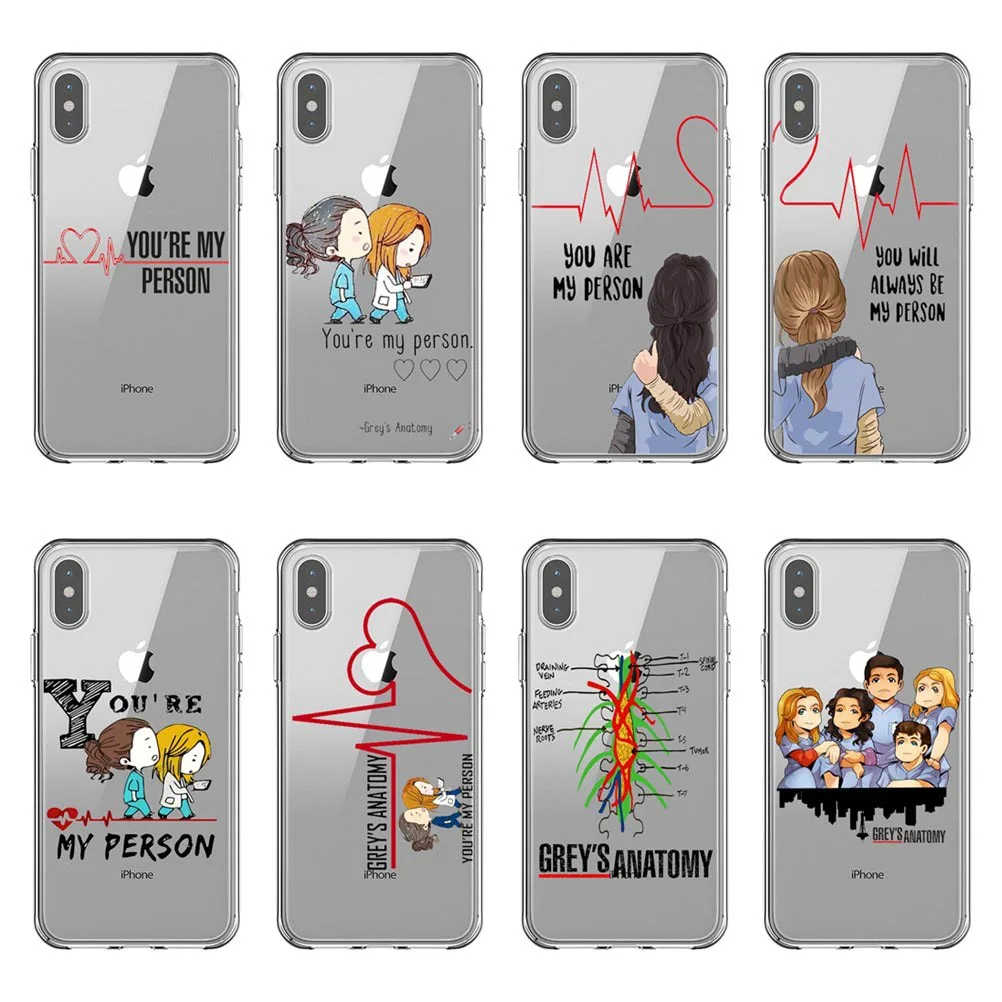 Чехол для телефона GREYS Anatomy You-my person чехол iPhone X10 Max 6 6S Plus SE 5s 7 8 мягкий силиконовый из