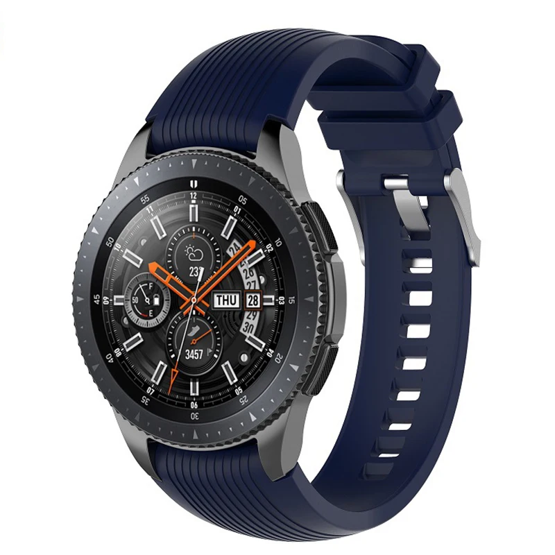 Силиконовый ремешок для Huami Amazfit GTR 47 мм 42 мм/Bip Band для samsung Galaxy Watch 46 мм/Active/gear S3/huawei Watch 2 GT браслет