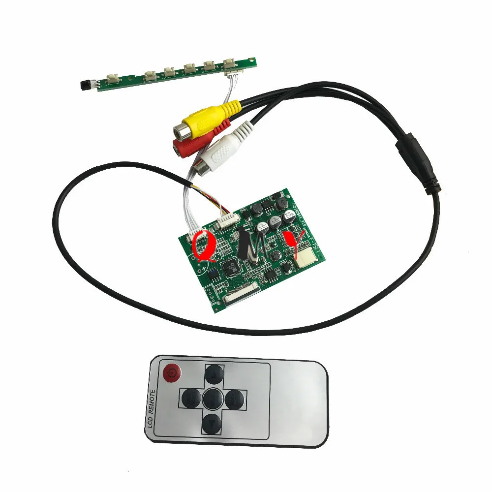 Плата драйвера AT070TN07 7 дюймовый 26pin TFT специфический аналоговый RGB для