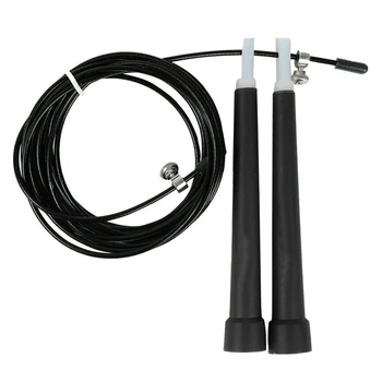 

Home Indoor Aerobic Steel Wire Skipping Rope Length Adjustable Jump Rope Cross-fit Fitness Equipment Skip Rope
