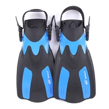 Swimming Diving Heel Fins Adult Scuba Flipper with Fins Foot Diving Short Flippers FN-200 Trek Fins WHALE Snorkeling Swim Shoes
