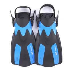 Swimming Diving Heel Fins Adult Scuba Flipper with Fins Foot Diving Short Flippers FN-200 Trek Fins WHALE Snorkeling Swim Shoes