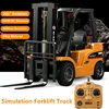 1:10 8-CH Remote Control Forklift Truck 360 Degree Rotation 100M Control 30Mins Flight Time Simulation Light Alloy Made RC Toy 1