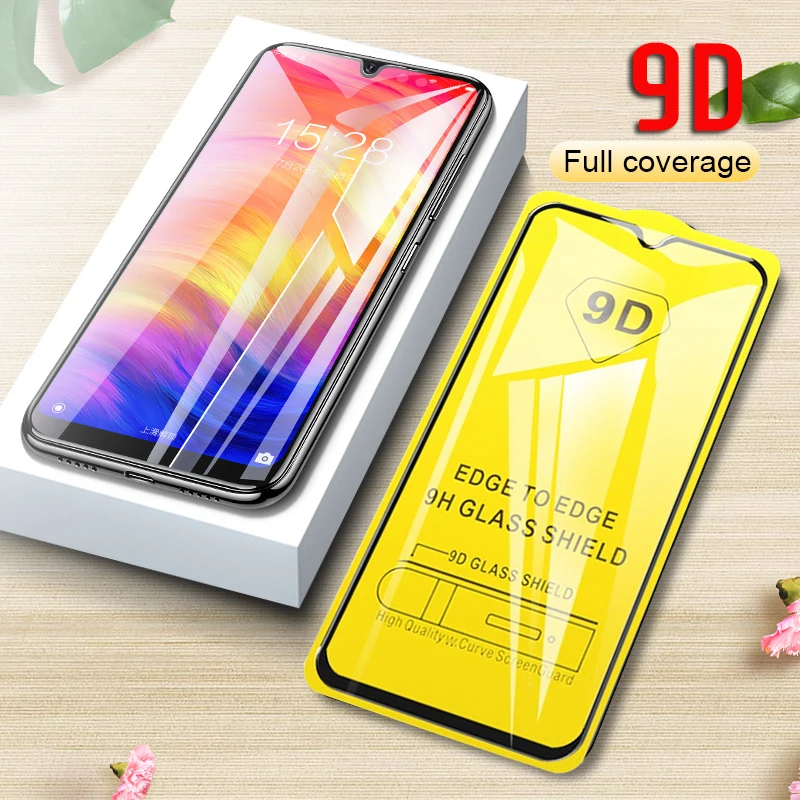 

9D Screen Protector For Xiaomi Redmi Note 7 Tempered Glass on the For Xiaomi mi 9t 9 t mi9t Redmi Note 7 Note7 Pro Protect Glass