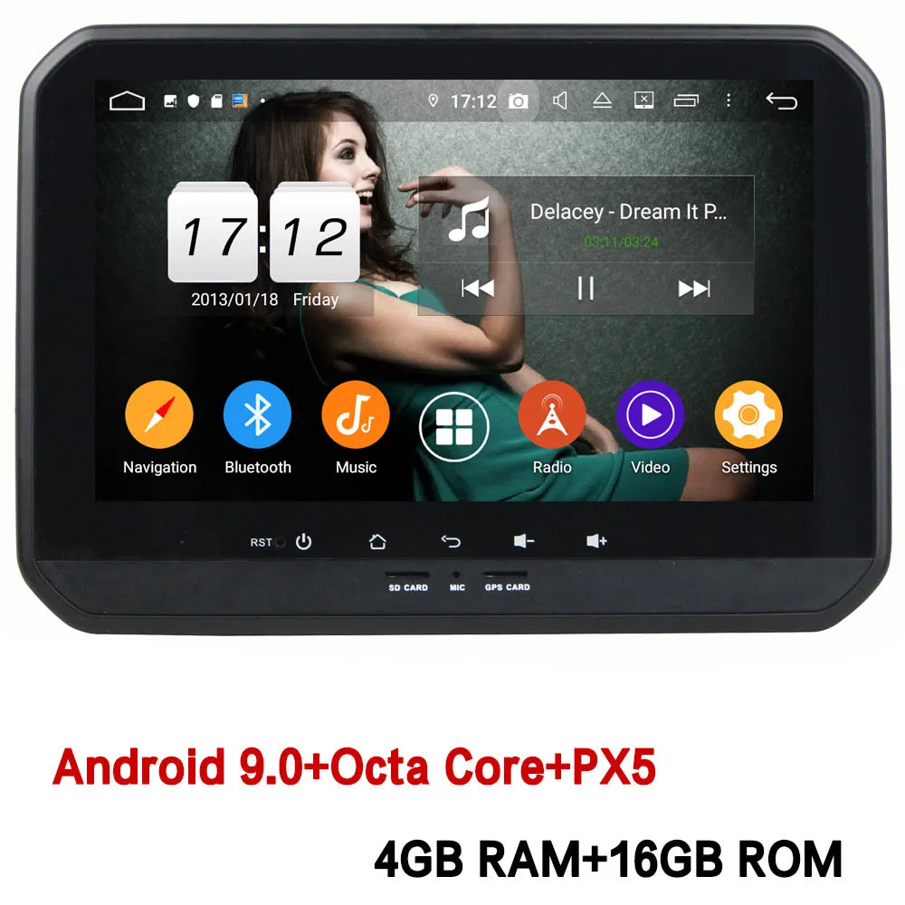 4GB RAM x 16GB ROM Klyde " ips 4G wifi Android 9,0 Восьмиядерный 4 Гб ОЗУ 64 Гб ПЗУ DSP BT автомобильный DVD мультимедийный плеер радио для Suzuki IGNIS 2010 - Цвет: 4GB RAM x 16GB ROM