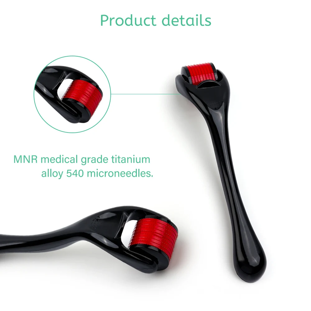DRS 540 Micro-needle Derma Roller 0.2/0.25/0.3mm Needles Titanium Mezoroller Dr Pen for Skin Care Hair-loss Treatment Pen