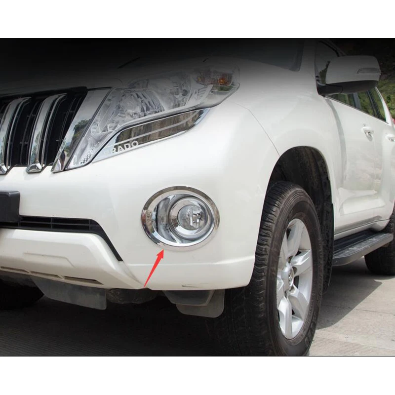 Для Toyota prado, задний противотуманный светильник, крышка 2700, передний противотуманный светильник, крышка, рамка, отделка, модифицированные специальные аксессуары