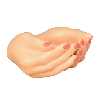 

1pc Resin Flowerpot Hand Holding Cute Creative Decorative Desktop Resin Flowerpot for Home School Office