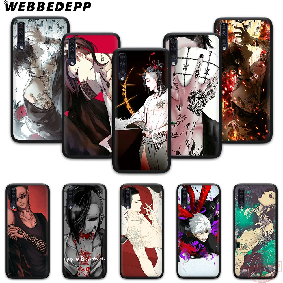 WEBBEDEPP одежда с надписью Tokyo Ghoul uta мягкий чехол для телефона изображением цветов