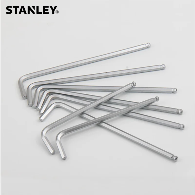 Stanley 1 шт. профессиональные имперские шестигранные ключи 1/16 5/64 3/32 7/64 1/8 9/64 5/32 3/16 7/32
