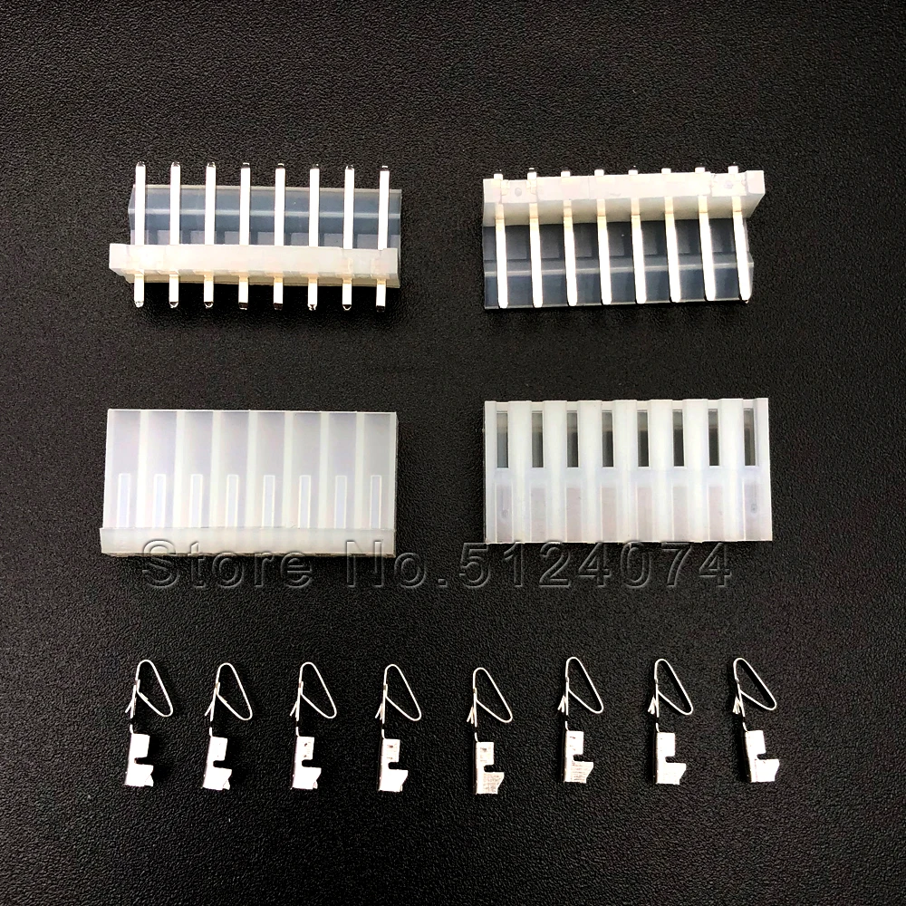 5 наборов = 50 шт. коннектор CH3.96mm 8P 8pin CH3.96 прямая игла + комплект клемм корпус