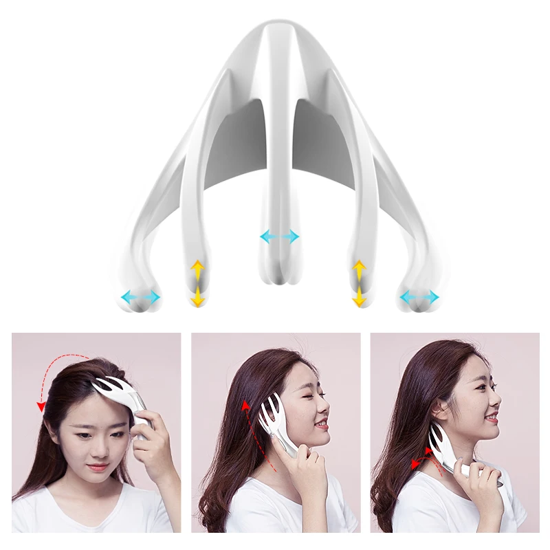 Manooby drop shipping Comb Bazhaolong Hand Household Portable Head Massage Scalp Massage Comb